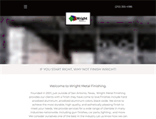 Tablet Screenshot of finishwright.com